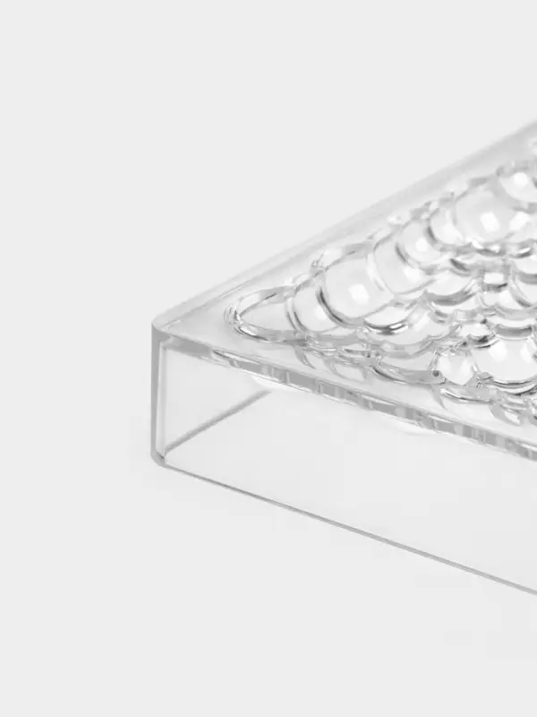 Форма для шоколада KONFINETTA &laquo;Воздушный&raquo;, пластик, 3 ячейки, 27.5&times;17.5&times;2.5 см, ячейка 15.3&times;7.5&times;0.8 см, прозрачная