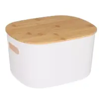 VETTA Корзина для хранения с бамбуковой крышкой "Токио", 27x22,5x15,5см