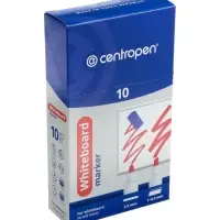 Маркер для доски Centropen 8559, узел 5.0 мм, ширина линии 2.5 мм/1-4.6 мм, спиртовой, чёрный