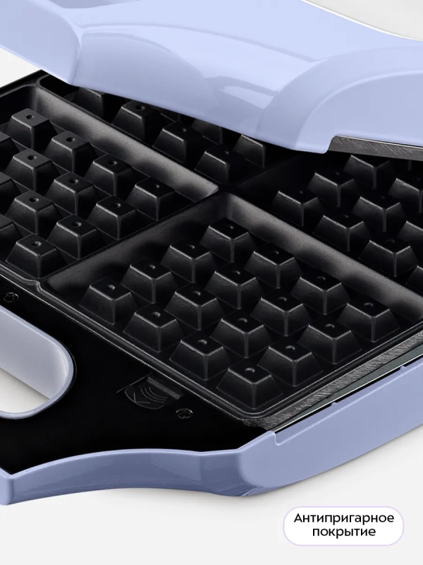 Вафельница для бельгийских вафель КТ-3643 - 1400 Вт