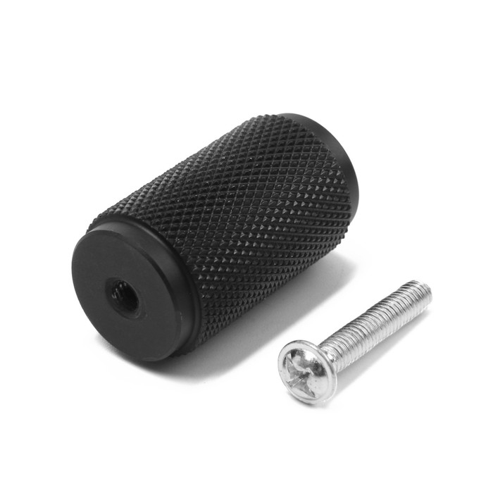 Ручка-кнопка CAPPIO PK331, d=28 мм, цвет черный, 8 шт. Ручка-кнопка CAPPIO PK331, d=28 мм, цвет черный, 8 шт.