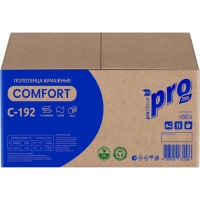 Полотенца бумажные д/дисп Protissue V-слож 1сл 250л/пач 20пач/кор_C192