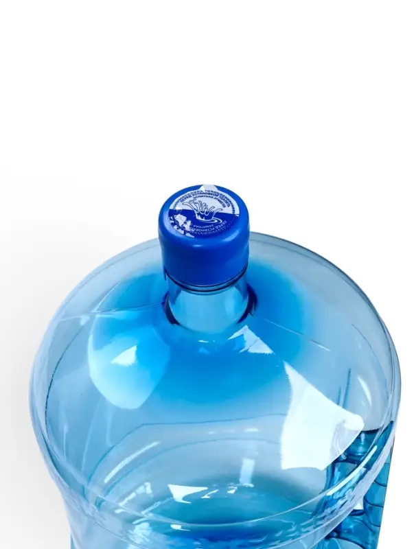 Бутыль для кулера, 18.9 л, ПЭТ, многооборотная, с ручкой, 2 пробки