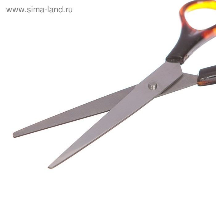 Ножницы 16 cм Attomex Amber, ручки под янтарь, в ПВХ чехле Ножницы 16 cм Attomex Amber, ручки под янтарь, в ПВХ чехле