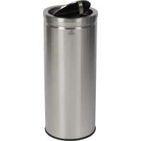 Ведро мусорное (урна) с качающ.крышкой нерж.сталь Luscan Professional 30л