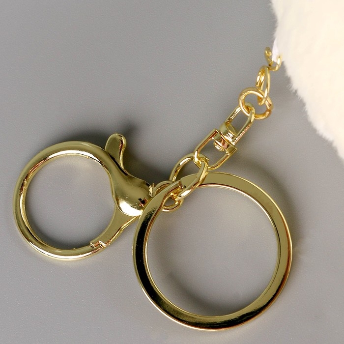 Мягкая игрушка &laquo;Зайка&raquo; на брелоке, 12 см