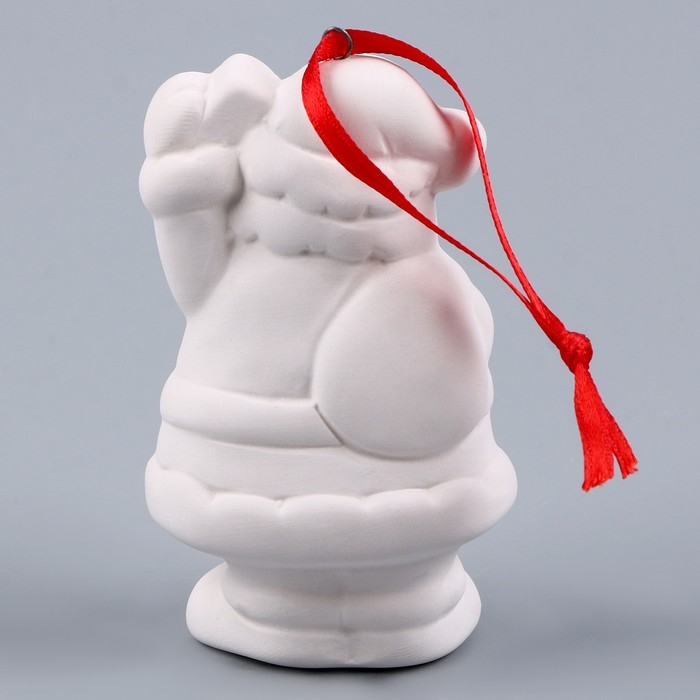 Набор ёлочных украшений под раскраску «Волшебный», 4 шт., с подвесом, кисть Набор ёлочных украшений под раскраску «Волшебный», 4 шт., с подвесом, кисть