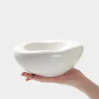 Блюдо Hanna Kn&ouml;vell, 350 мл, d=19 см, фарфор, белое