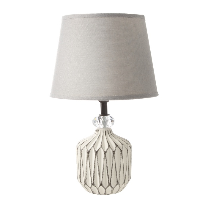 Лампа настольная Лампа настольная "Стремление" 1х40Вт Е14 белый 20х20х33см