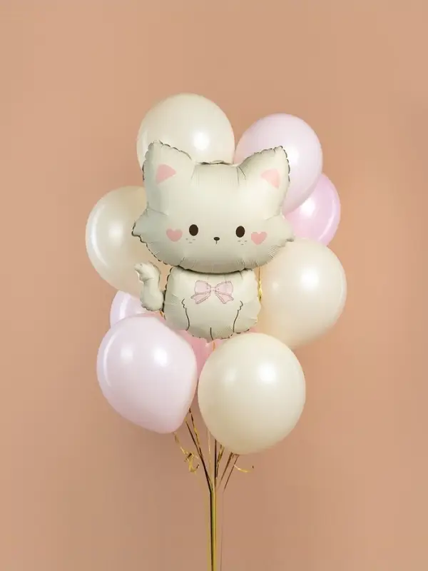 Воздушный шар фольгированный 28" &laquo;Кошечка с бантом&raquo;