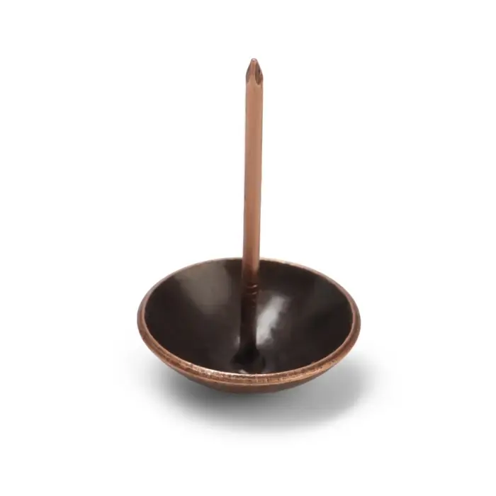 Гвозди ТУНДРА, декоративные, обивочные, 25&times;39 мм, медь, 100 шт.