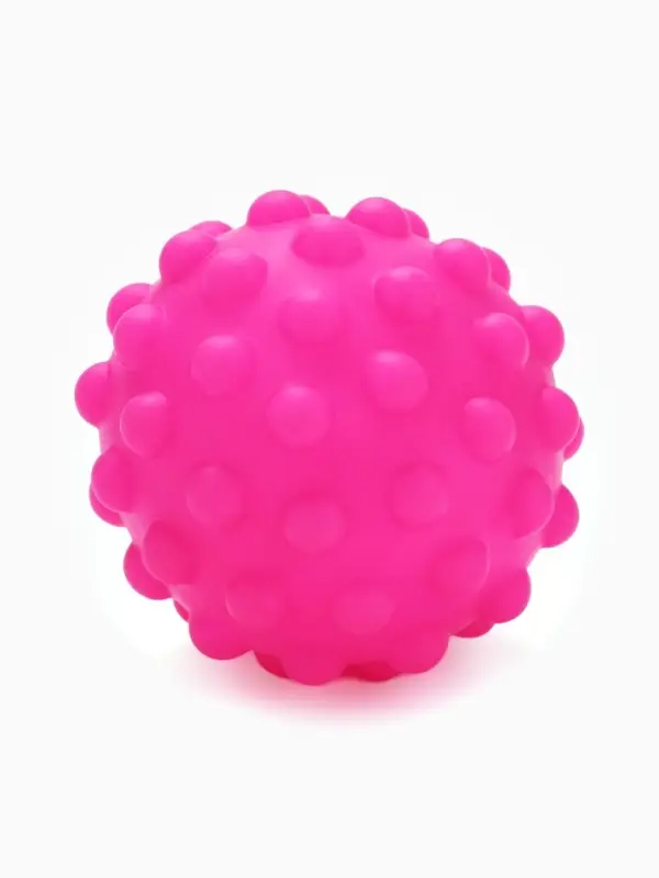 Игрушка для собак &laquo;Мячик&raquo;, 6.5 см, пищащая, фуксия
