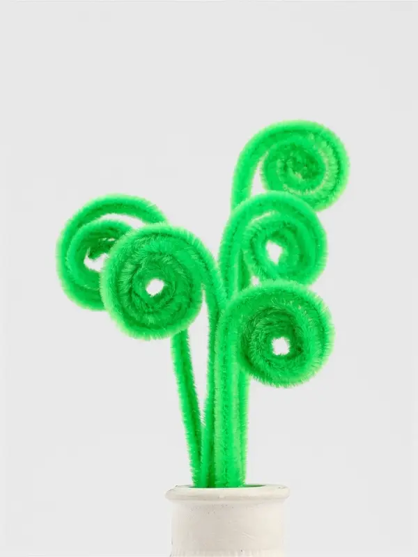 Синельная проволока, набор 50 шт., зелёная, 30 см