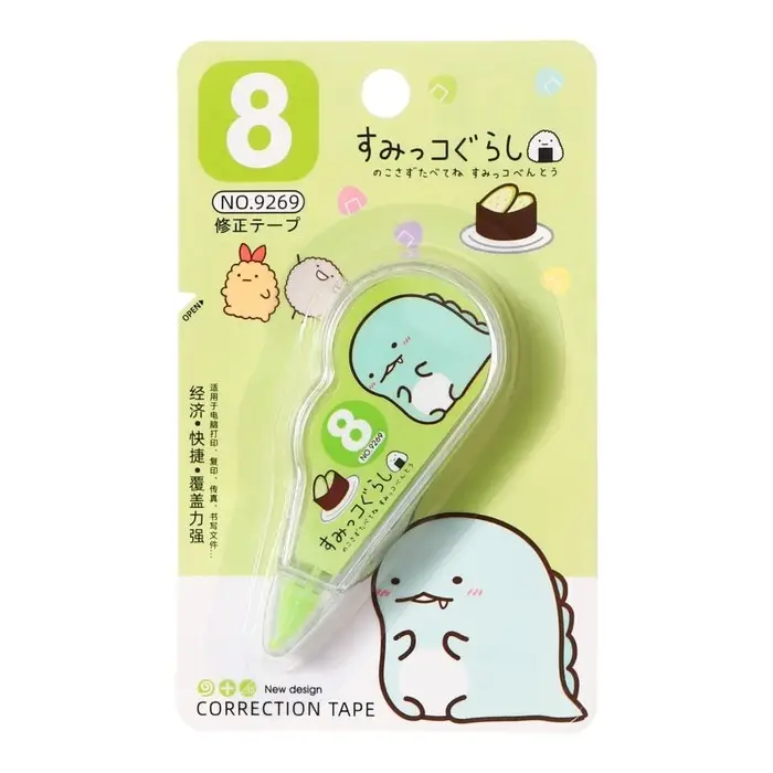 Корректор-лента 3 м х 5 мм, блистер, европодвес, корпус прозрачный с рисунком МИКС Корректор-лента 3 м х 5 мм, блистер, европодвес, корпус прозрачный с рисунком МИКС