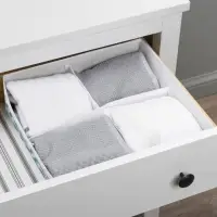 Органайзер для хранения белья Доляна &laquo;Лагуна&raquo;, 4 ячейки, 29&times;29&times;10 см, бирюзовый