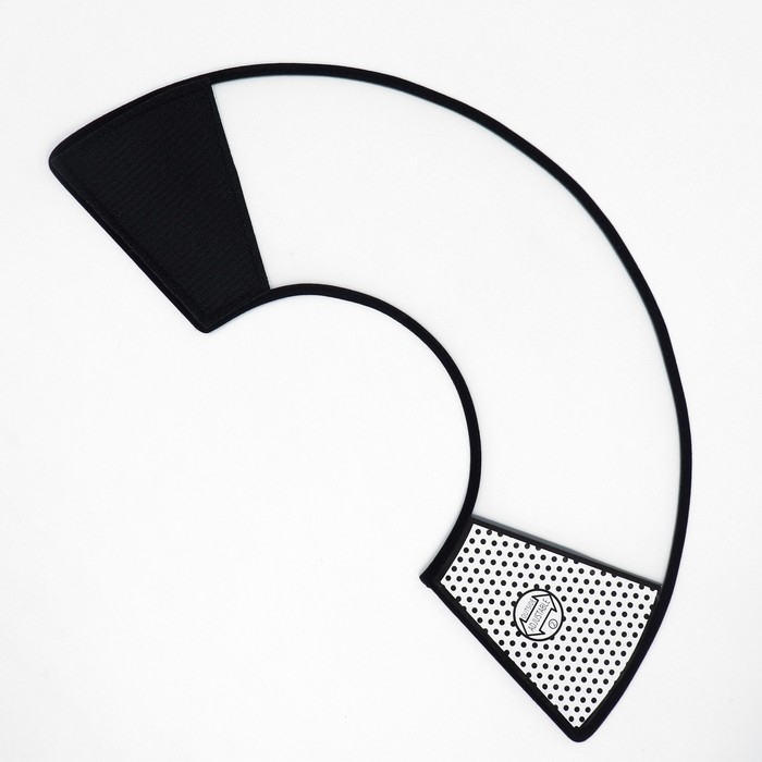 Ветеринарный воротник №5, обхват шеи 23-25 см, высота 12,5 см, чёрный Ветеринарный воротник №5, обхват шеи 23-25 см, высота 12,5 см, чёрный