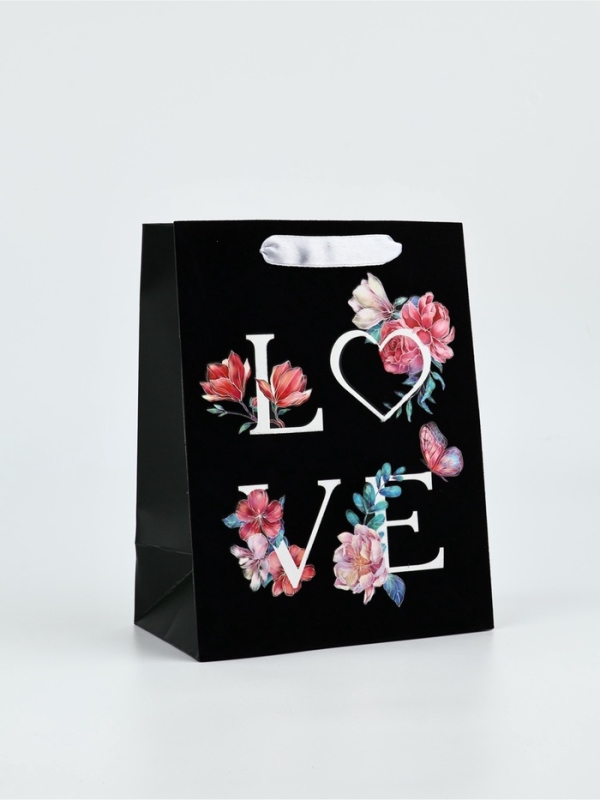 Пакет подарочный, упаковка, «Любовь», MS. 18 × 23 × 10  см