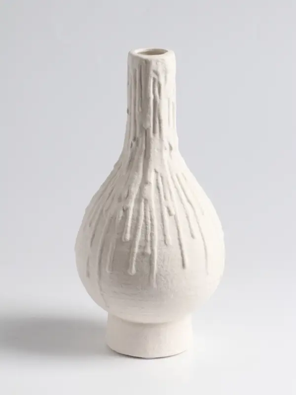 Ваза «Кристилис», 22×10.5 см, керамика, белая Ваза «Кристилис», 22×10.5 см, керамика, белая