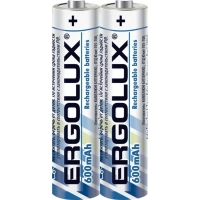 Аккумулятор Ergolux AAA-600mAh Ni-Mh 2шт/бл(NHAAA600BL2,1.2В)(12977)