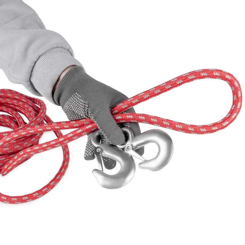 Трос буксировочный веревочный с крюками 5т 4,5м AVS BT-5 в сумке