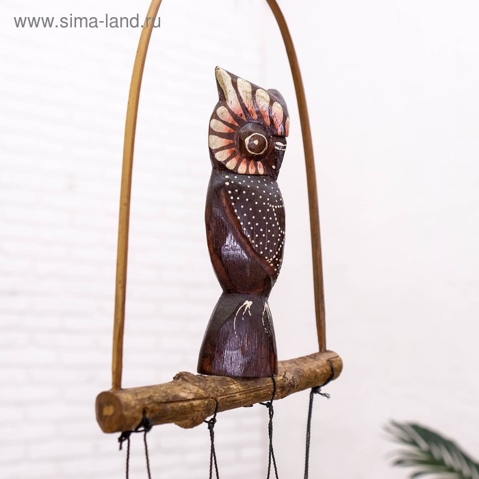Музыка ветра «Сова», 83×20×4 см, бамбук, МИКС Музыка ветра «Сова», 83×20×4 см, бамбук, МИКС