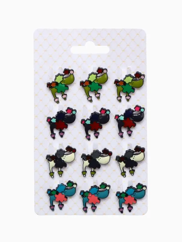 Брошь «Собачка» пудель, цвет МИКС в чёрном металле (неделимая фасовка 12 шт., цена за шт.) Брошь «Собачка» пудель, цвет МИКС в чёрном металле (неделимая фасовка 12 шт., цена за шт.)