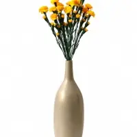 Цветы искусственные &laquo;Гвоздика кустовая&raquo;, h=60 см, жёлтые