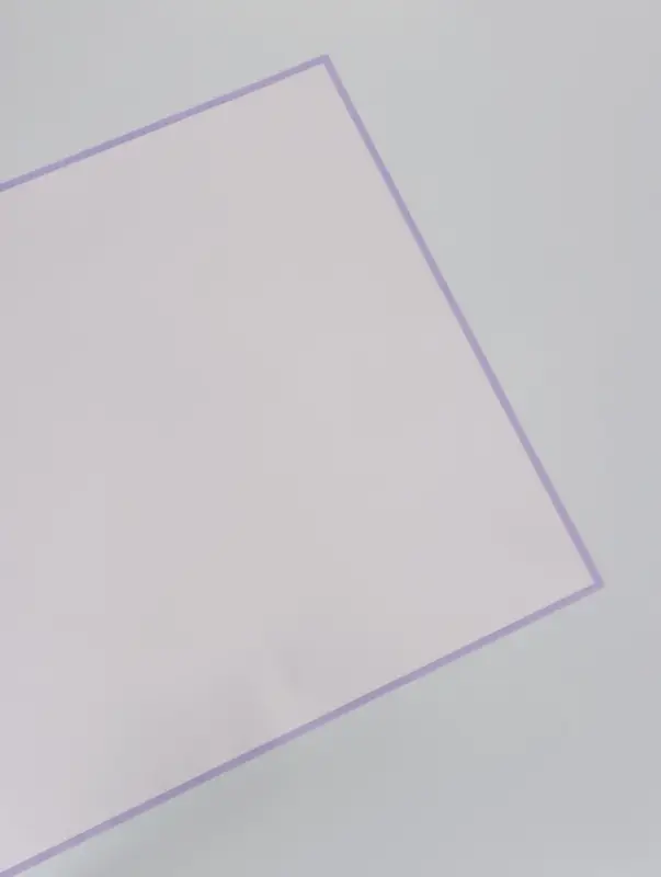 Пленка для цветов и букетов &laquo;Полупрозрачная кайма&raquo;, нежная сирень, 57&times;57 см