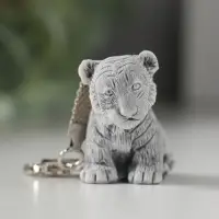 Брелок "Тигренок сидящий 2", 3,7см