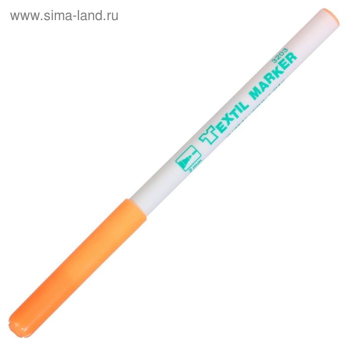 Маркер для ткани 2.0 мм Koh-I-Noor 3203/71, длина письма 500 м, неоновый оранжевый Маркер для ткани 2.0 мм Koh-I-Noor 3203/71, длина письма 500 м, неоновый оранжевый