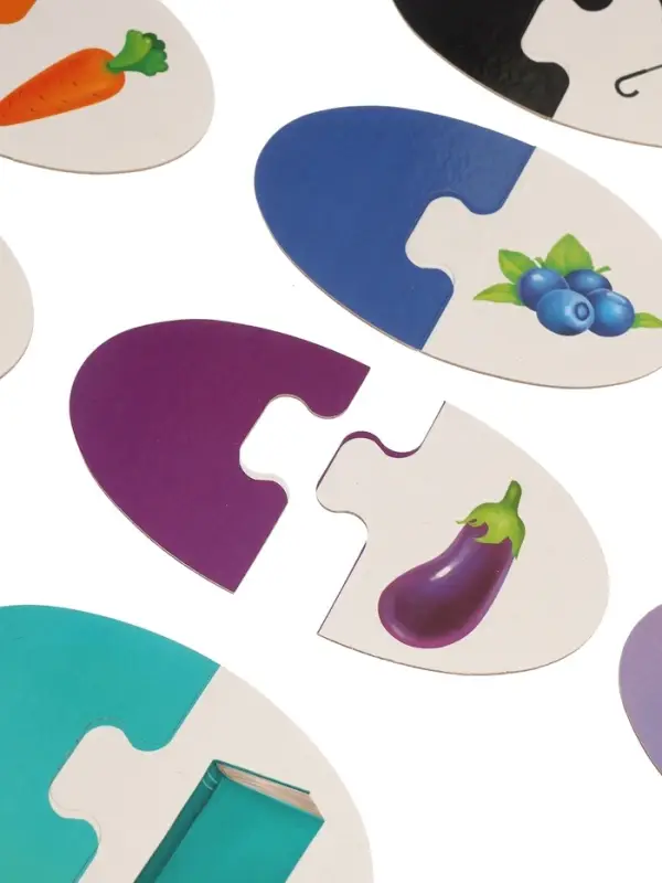 Large DUO puzzle, Mommy and baby, learning the colors Large DUO puzzle, Mommy and baby, learning the colors