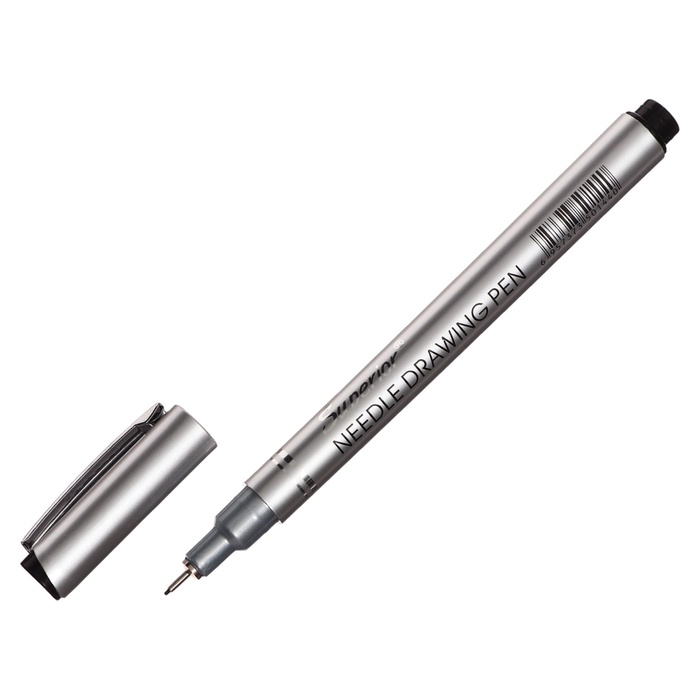 Маркер профессиональный линер черный, тонкая линия, 0.4 мм Маркер профессиональный линер черный, тонкая линия, 0.4 мм