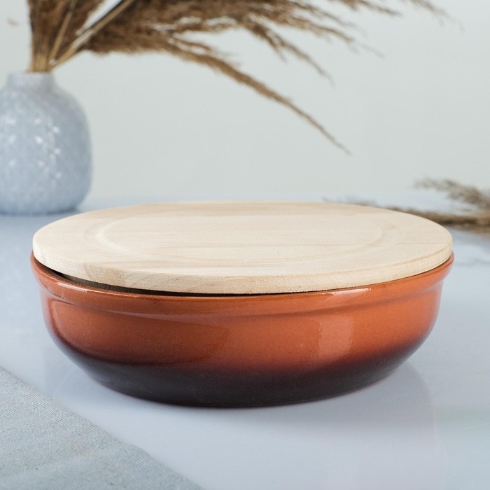 Набор для холодца  Набор для холодца "Вятский №3" (3 емкости / 1л. + 3 деревянные крышки), традиция