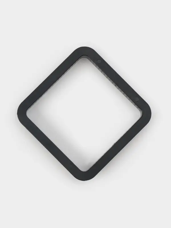 Формы для выпечки перфорированные Доляна &laquo;Квадрат&raquo;, набор 6 шт., пластик, 8&times;2 см, чёрные