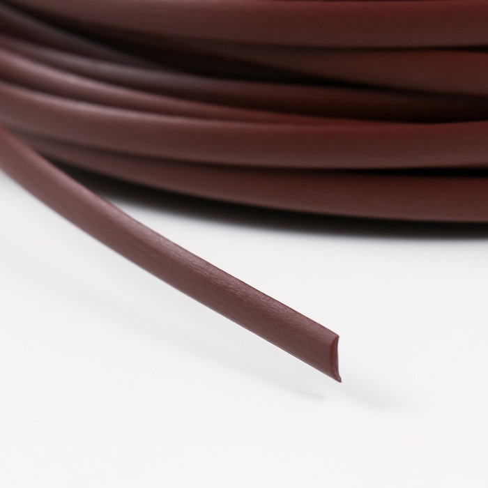 Ротанг искусственный гладкий 8 мм 100 м полумесяц (каштан) Ротанг искусственный гладкий 8 мм 100 м полумесяц (каштан)