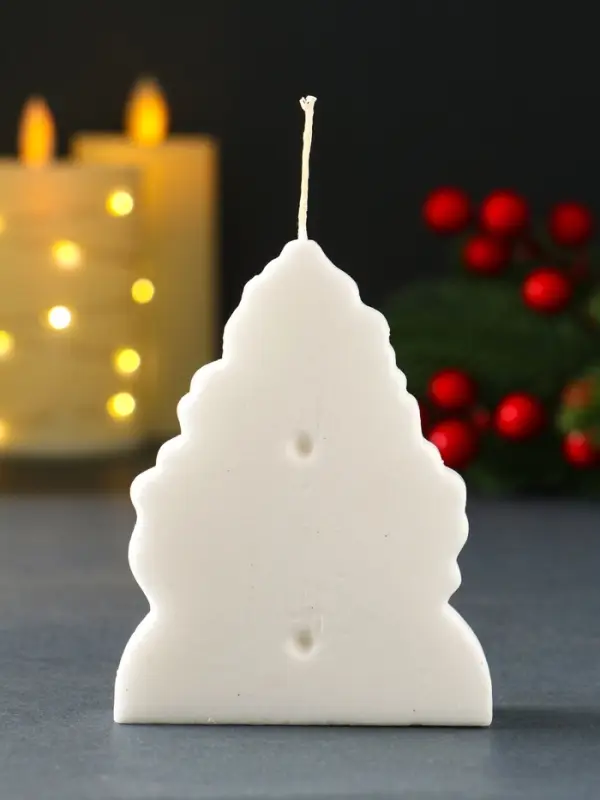 Свеча новогодняя с предсказанием Свеча новогодняя с предсказанием "Ёлочка" 7х2х9 см