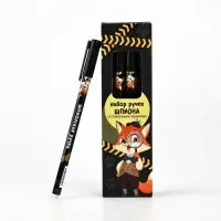 Ручка пластик пиши-стирай с колпачком "Набор ручек шпиона", синяя паста, гелевая 0,5 мм Ручка пластик пиши-стирай с колпачком "Набор ручек шпиона", синяя паста, гелевая 0,5 мм