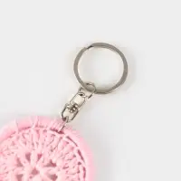 Брелок "Ловец снов" 19 см, цв. розовый Брелок "Ловец снов" 19 см, цв. розовый