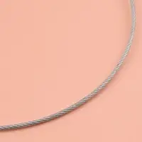Спицы круговые, для вязания, с металлическим тросом, d=3.5 мм, 14/80 см