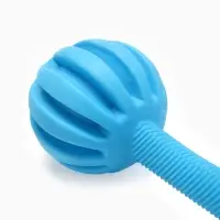 Жевательная игрушка для собак &laquo;Силач&raquo;, 15 см, TPR, голубая