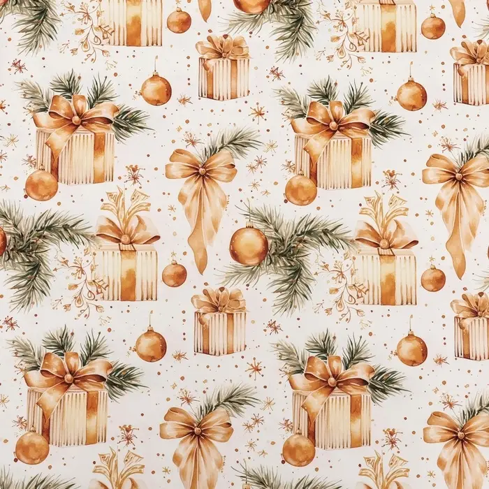 Бумага упаковочная новогодняя «Главный подарок», глянец, 80 г/м² , 70×100 см