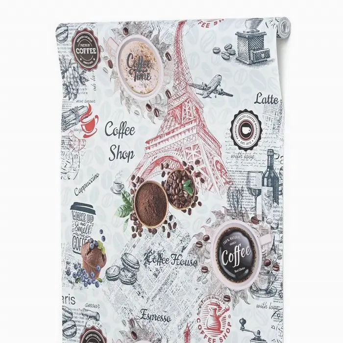 Обои бумажные влагостойкие &laquo; Пермские обои. Утро 1305-12&raquo;, 0.53&times;10.05 м, цвет серый