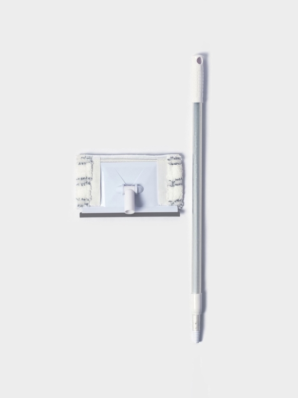 Щётка для окон Raccoon, телескопическая алюминиевая ручка 59(103) см, водосгон 20,5 см, насадка из микрофибры 20,5×12 см Щётка для окон Raccoon, телескопическая алюминиевая ручка 59(103) см, водосгон 20,5 см, насадка из микрофибры 20,5×12 см