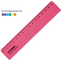 Линейка 15см с волнистым краем NEON Cristal ЛН174