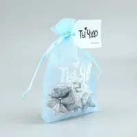 Мешочек подарочный из фатина с термонаклейкой «Ты чудо», 11 х 16 см +/- 1.5 см