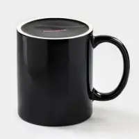 Кружка - хамелеон Доляна &laquo;Заряд энергии&raquo;, 350 мл, керамика, чёрная