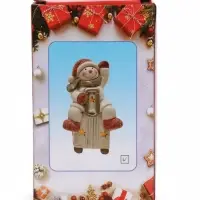 Фигура светодиодная &laquo;Снеговики с чемоданами&raquo; 5.5&times;8.7&times;15 см, керамика, МИКС