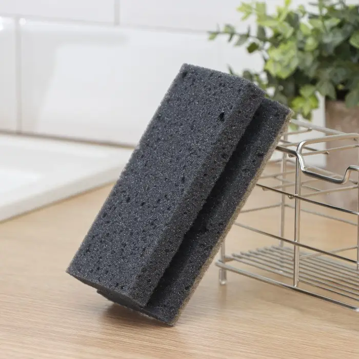 Губка бытовая с чистящим слоем Raccoon «Лофт», 1 шт, 15×7×4,5 см, профильная, крупонопористый поролон Губка бытовая с чистящим слоем Raccoon «Лофт», 1 шт, 15×7×4,5 см, профильная, крупонопористый поролон