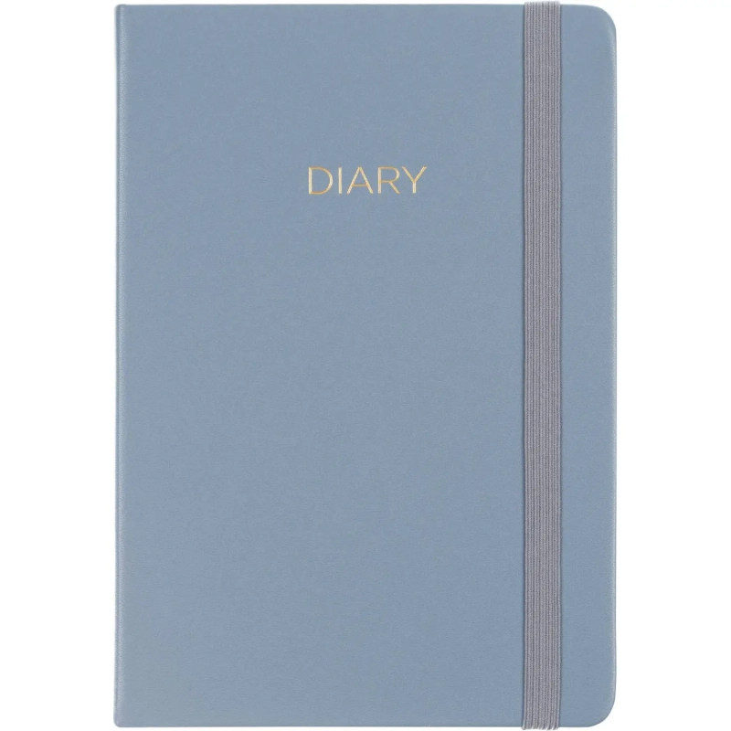 Ежедневник недатированный синий, А5 136 л., искусств. кожа, ATTACHE