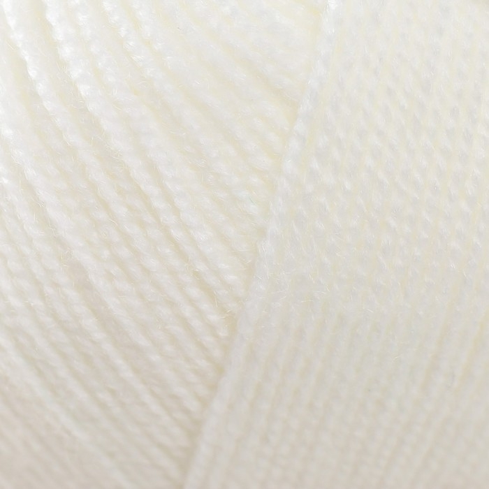 Пряжа "Пчелка" 100% акрил 500м/100гр (01,белый)